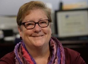 Then Groton City Mayor Marian Galbraith in her office Jan. 4, 2017. She is stepping down as president of the board of directors of the Thames River Heritage Park Foundation. (Dana Jensen/The Day)